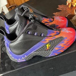 Reebok Answer IV 4 Hot Rod Motorsport Flash Red